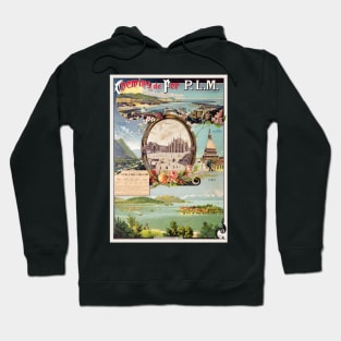 Chemins de fer PLM Italy Vintage Poster 1895 Hoodie